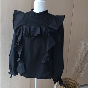 Black elegant Zara blouse.